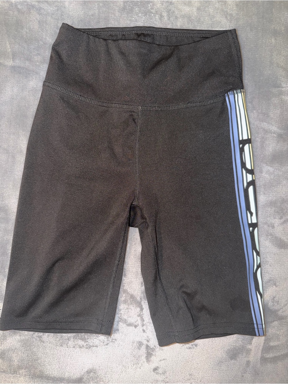🩵🩷 bebe Sport Bike Shorts with Colorful Side Stripe